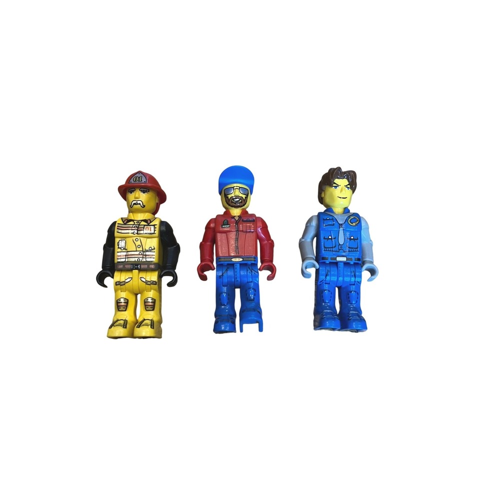 Lego Juniors Minifigures Jack Stone Lot Of Three‎ Retro Vintage Collectible